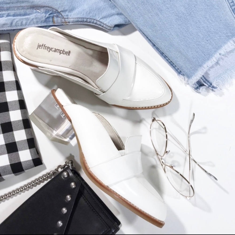 Jeffrey Campbell Keyser Heeled Mule Loafers